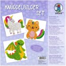 Bastelset- Knüddelbilder Set "Fantasietiere" - zum selber machen - DIY