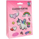 Diamant Painting Sticker "Unicorn" Motiv 1 -...