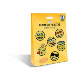 Diamant Painting Sticker Smileys Motiv 6 -  selber machen - DIY