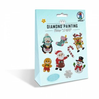 Diamant Painting Sticker "X-Mas" Motiv 8 -  selber machen - DIY