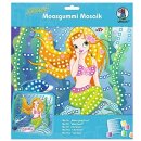 Moosgummi - Mosaik "Glitter Meerjungfrau" - zum selber machen - DIY