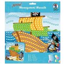 Moosgummi - Mosaik "Glitter Pirat" - zum selber...