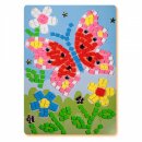 Moosgummi - Mosaik "Schmetterling" - zum selber machen - DIY