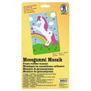 Moosgummi - Mosaik "Einhorn" - zum selber...
