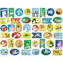 Belohnung - Sticker - lustige Sticker  für Kinder - Schule - selbstklebend 84 Stck.