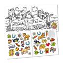 B-Ware: Lutz Mauder Malbuchset mit 6 Mini Malbüchern inkl Stickern 3 Mädchen und 3 Jungenmotive