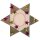 Teelichthalter Stern - aus Holz naturbelassen - ca.13,5 cm - Raumdeko - Artikel zum Gestalten - Beleduc 40742