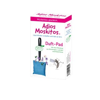 Adios Moskitos Duft Pad - rein pflanzliche Mückenabwehr - natürlich - kein Biozid