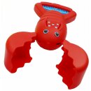 Sand Snapper - Kinder Sandspielzeug - Handbagger im farbenfrohen Krabben-Design, rot - Alldoro 63036