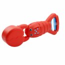 Sand Snapper - Kinder Sandspielzeug - Handbagger im farbenfrohen Krabben-Design, rot - Alldoro 63036