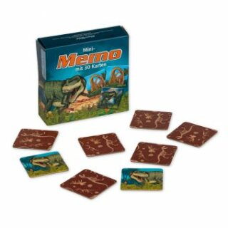 Mini-Memo Spiel "Dinos" - 30 Kärtchen - 2 x15 Motive - Lutz Mauder 11401