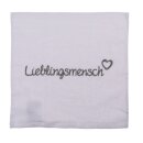 Zauberhandtuch " Lieblingsmensch" - Magisches Handtuch - 2 fach sortiert - 30 x30cm Baumwolle