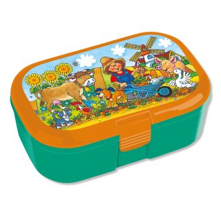 Kinder Brotdose / Lunchbox "Bauernhof" TapirElla, Lutz Mauder 10691