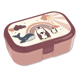 Kinder Brotdose / Lunchbox "Pinguin Familie Mädchen" TapirElla, Lutz Mauder 10690