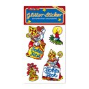 Glitter - Sticker - Weihnachten - Weihnachtsmann - Lutz...