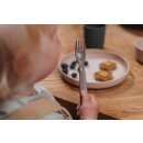 "TINY Dinnertime " Besteck für Baby und Kleinkinder aus recyceltem Biokunststoff - 2 x 3 Teile, Olive/Mocca- dantoy 6251