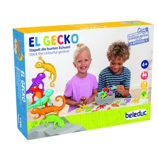 El Gecko - Stapel und Geschicklichkeitsspiel -  Beleduc 22900